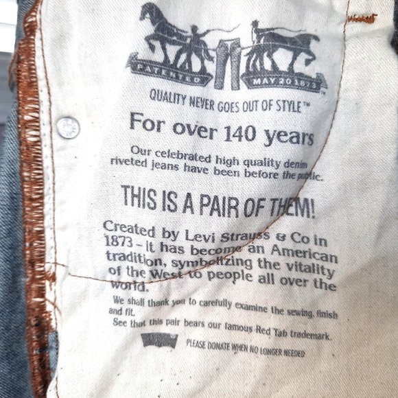 Levi's '510' Blue Denim Skinny Fit Stretch Flex Jeans Men's Size 30x32 - Picture 10 of 16